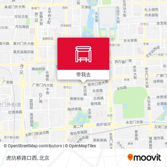 虎坊桥路口西地图