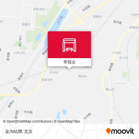 金沟站牌地图