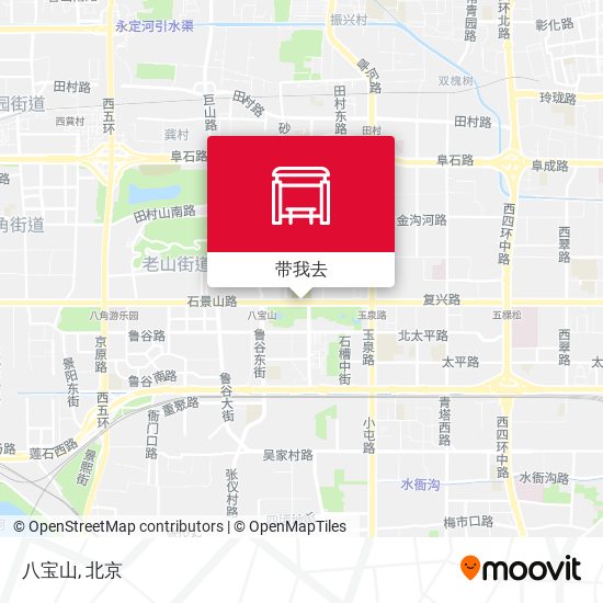 八宝山地图