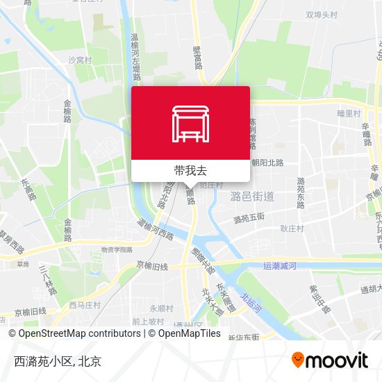 西潞苑小区地图