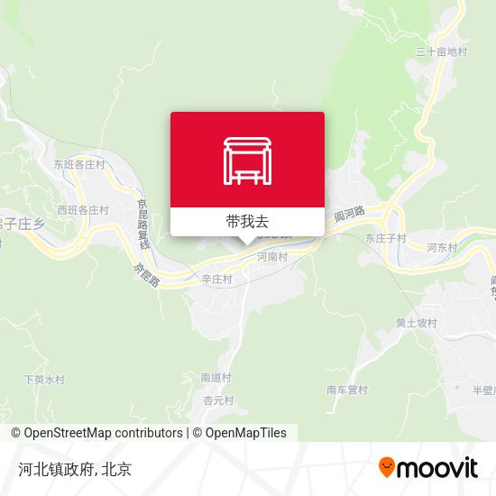 河北镇政府地图