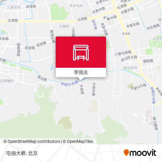 屯佃大桥地图