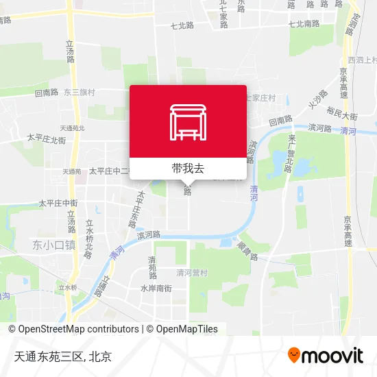 天通东苑三区地图