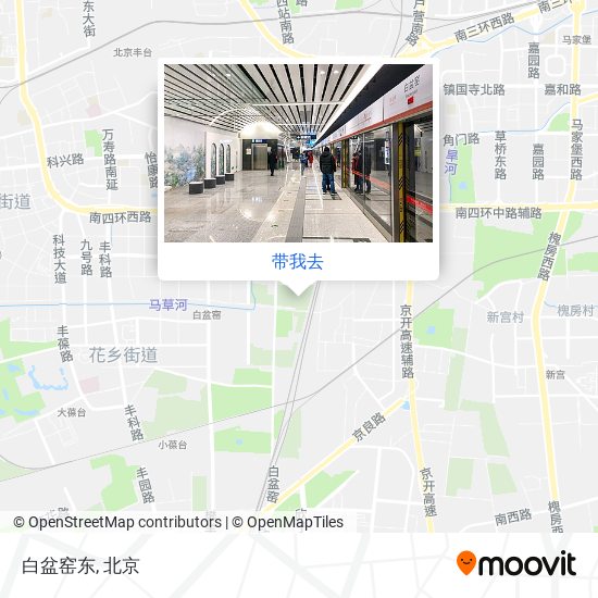 白盆窑东地图