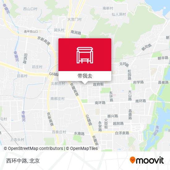 西环中路地图