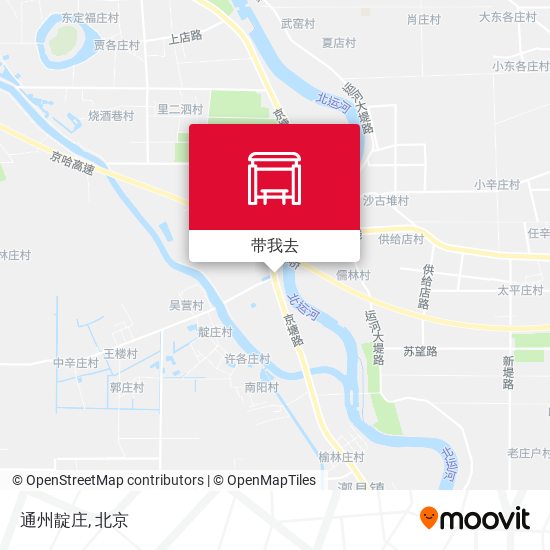 通州靛庄地图