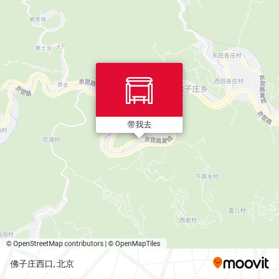 佛子庄西口地图