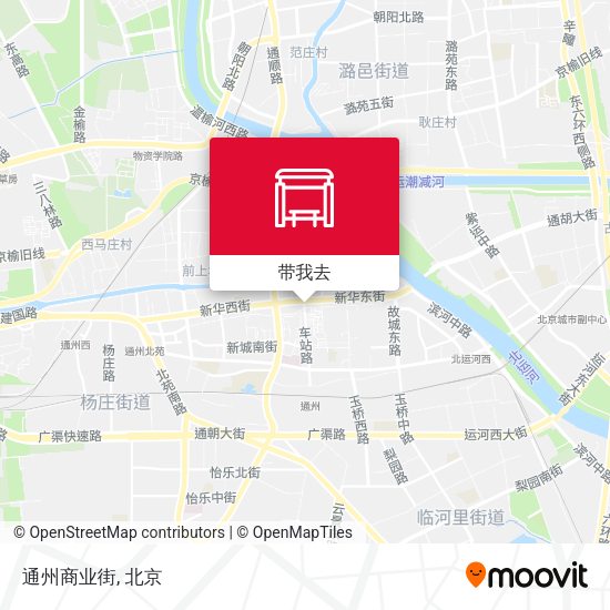 通州商业街地图