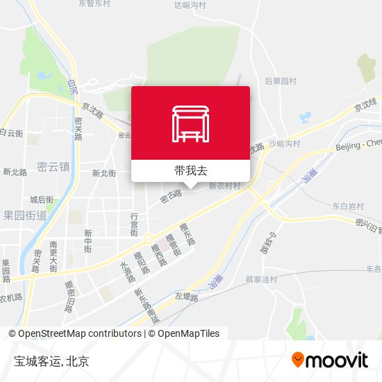 宝城客运地图
