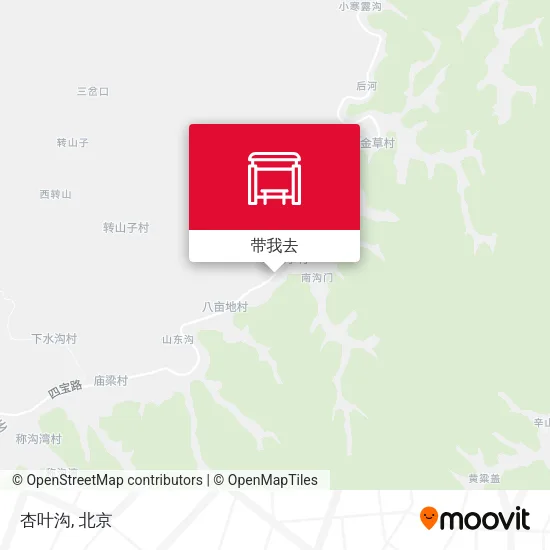 杏叶沟地图