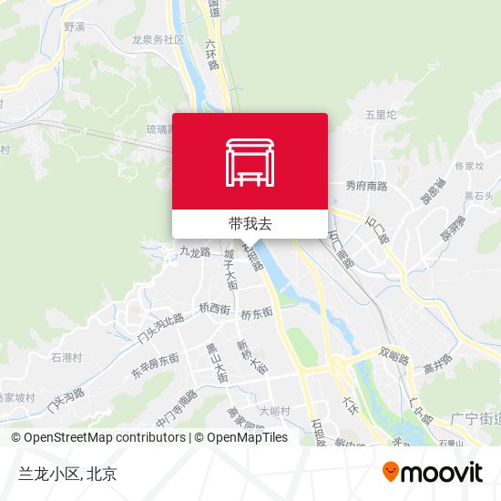 兰龙小区地图