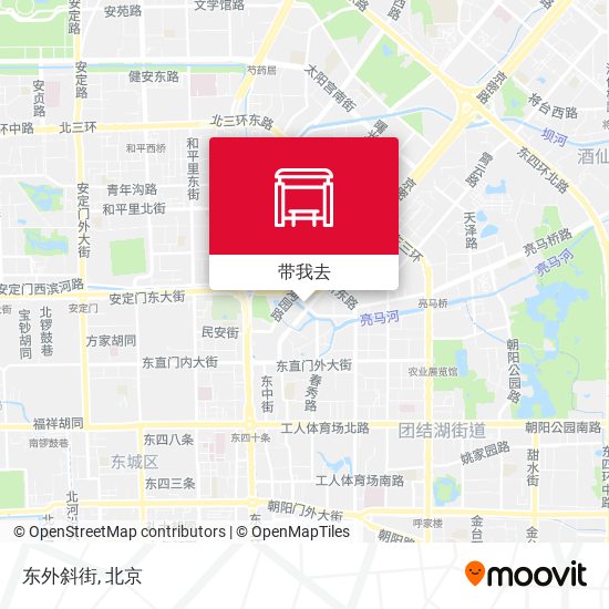 东外斜街地图