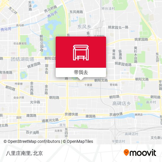 八里庄南里地图
