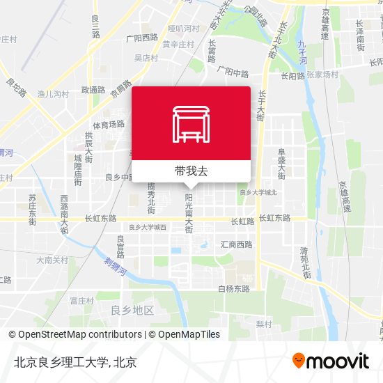 北京良乡理工大学地图