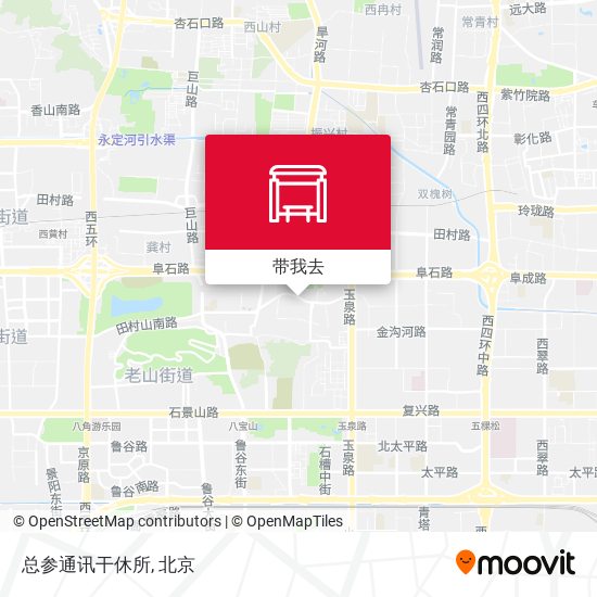 总参通讯干休所地图