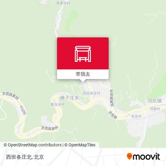西班各庄北地图