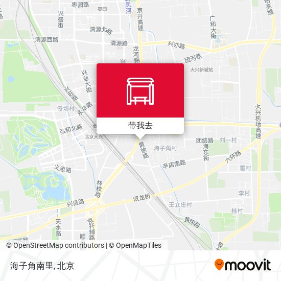 海子角南里地图