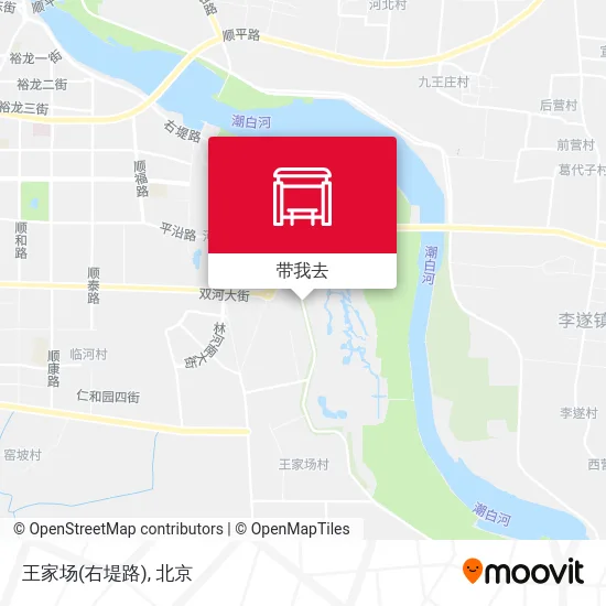 王家场(右堤路)地图