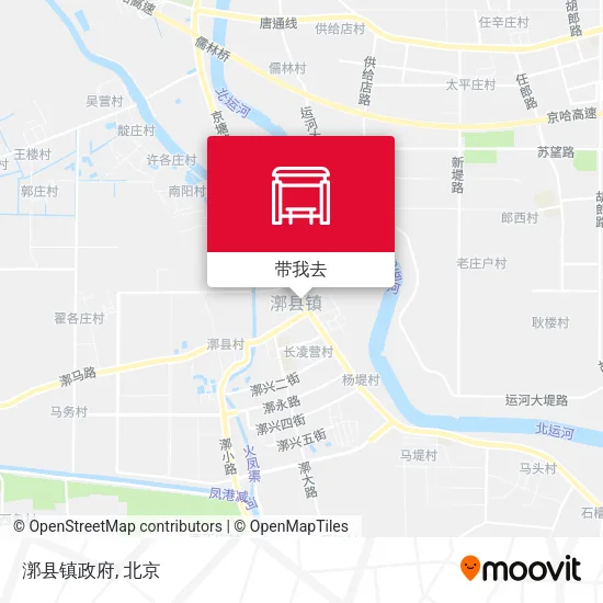 漷县镇政府地图