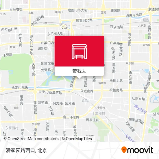 潘家园路西口地图