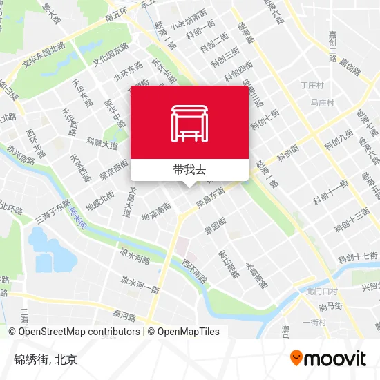 锦绣街地图
