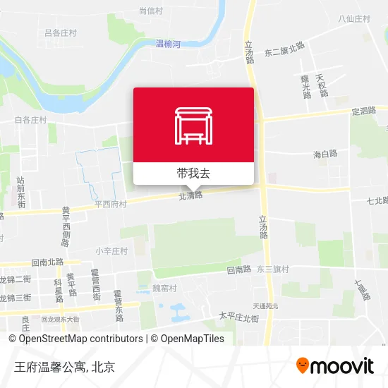 王府温馨公寓地图