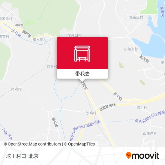 坨里村口地图