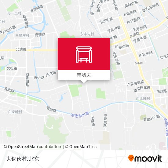 大锅伙村地图