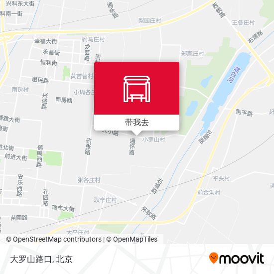 大罗山路口地图
