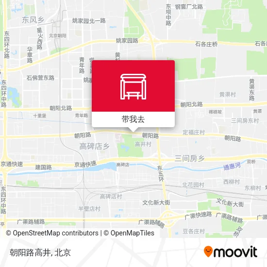 朝阳路高井地图
