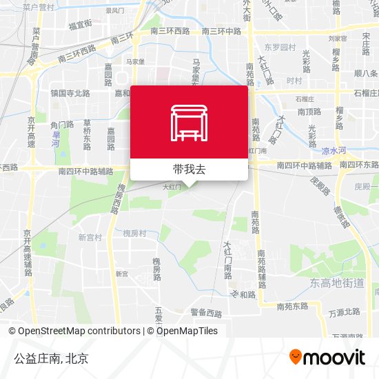 公益庄南地图