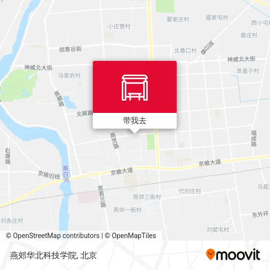 燕郊华北科技学院地图