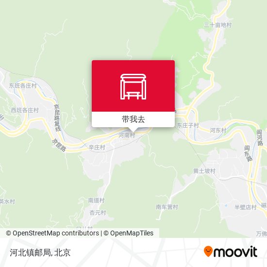 河北镇邮局地图