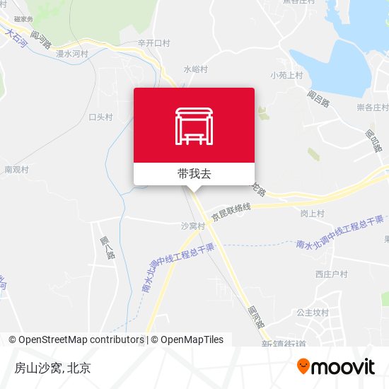 房山沙窝地图