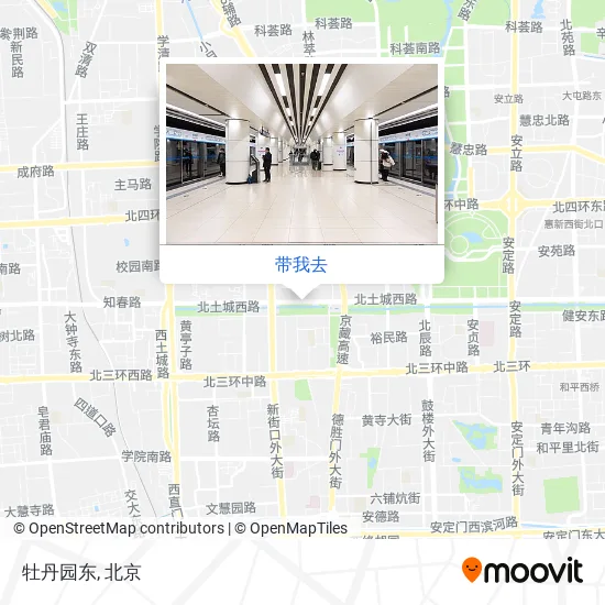 牡丹园东地图