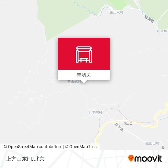 上方山东门地图
