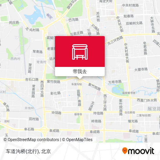 车道沟桥(北行)地图