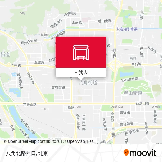 八角北路西口地图