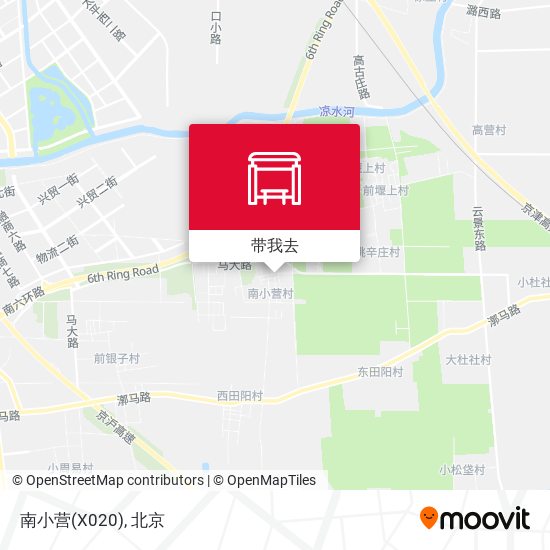 南小营(X020)地图