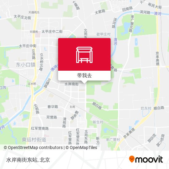 水岸南街东站地图
