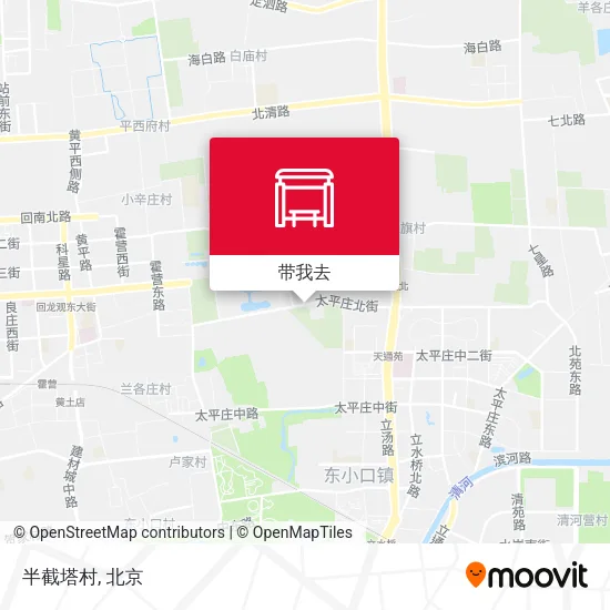 半截塔村地图