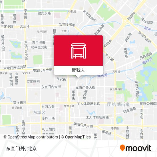 东直门外地图