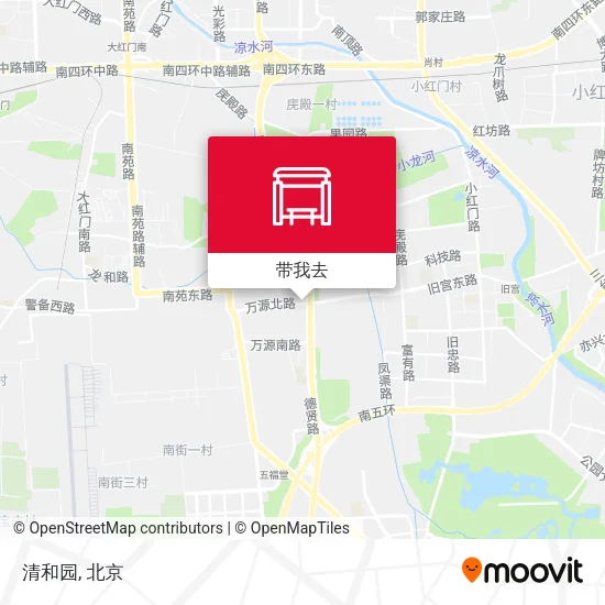清和园地图