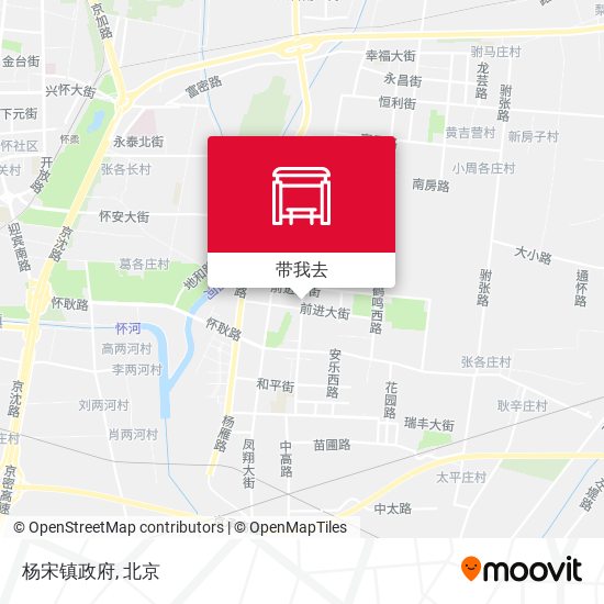 杨宋镇政府地图