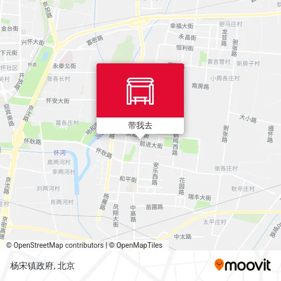 杨宋镇政府地图