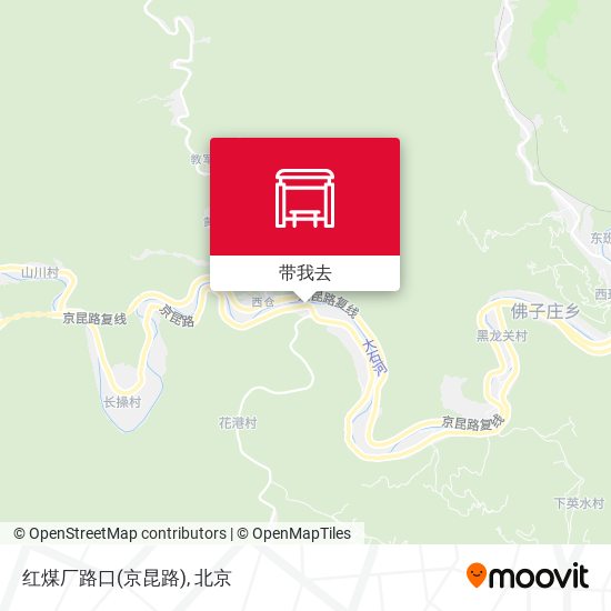 红煤厂路口(京昆路)地图