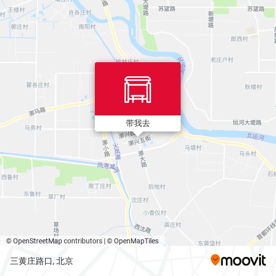 三黄庄路口地图