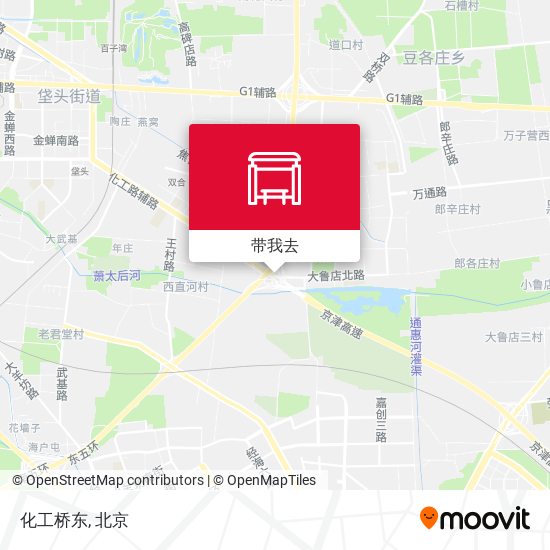 化工桥东地图