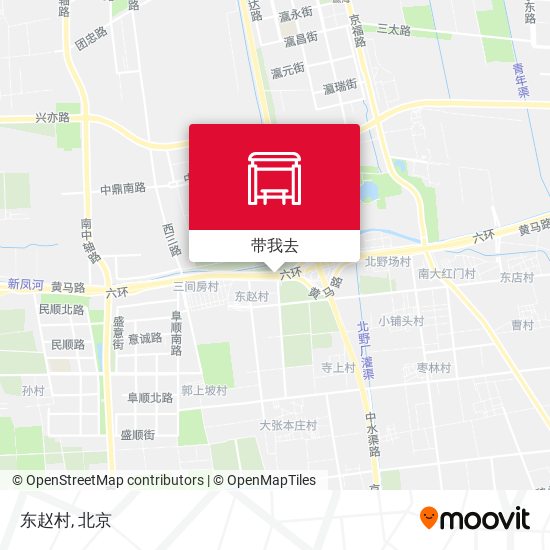 东赵村地图