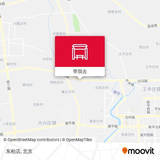 东柏店地图